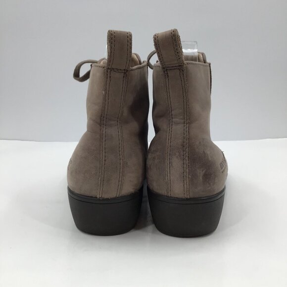 Women's 8.5 Bogs Carrie Chukka Boots Ankle Booties Waterproof Brown Leather - Picture 4 of 14